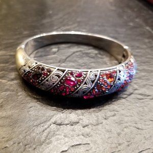 Brighton Crystal Voyage Hinged Bangle